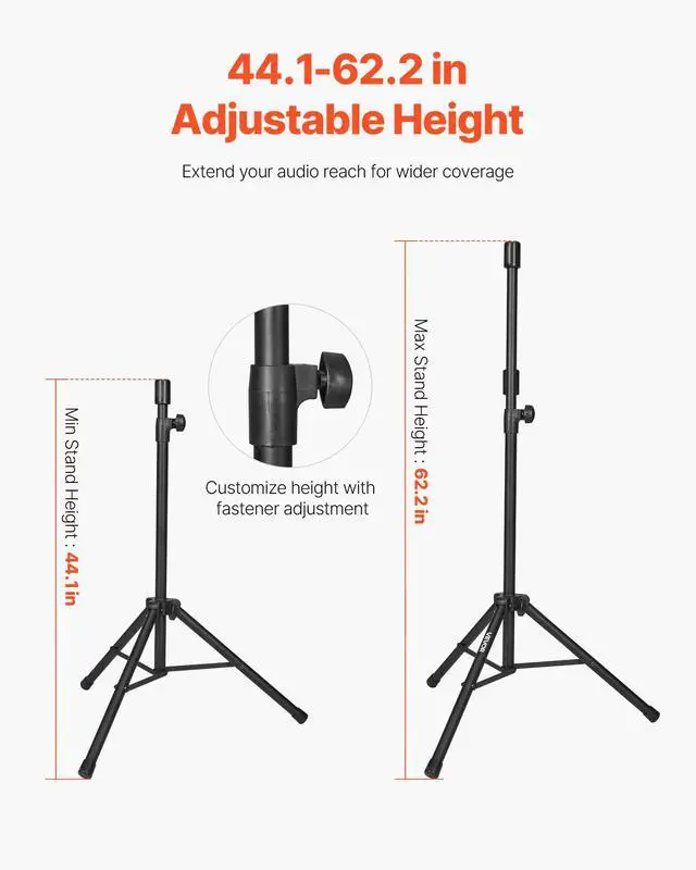 Alt view image 5 of 7 - Portable PA System with Microphone, 300W Powered, Sound System with 8 Channel Mixer, Dual 8'' Speakers, Wireless Bluetooth, Compact Stands, USB SD XLR RCA Inputs, for DJs Events Indoor &Outdoor