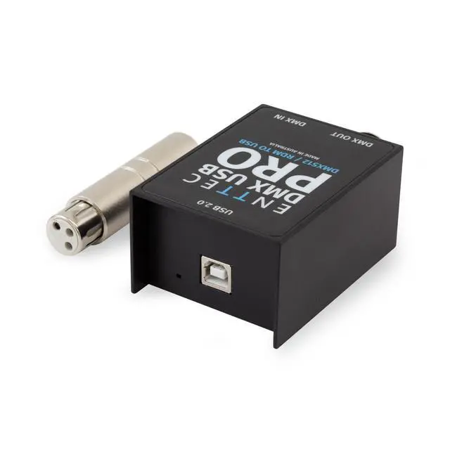Alt view image 5 of 7 - Enttec DMX USB Pro 70304 Lighting Interface & 70029 5P Male to 3P Female Connector (Adapter) - Bundle