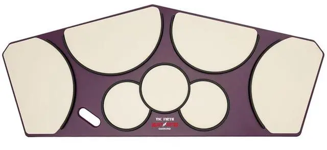 Main image of HHPQLR Heavy Hitter Quadropad Practice Pad with Rims - Large