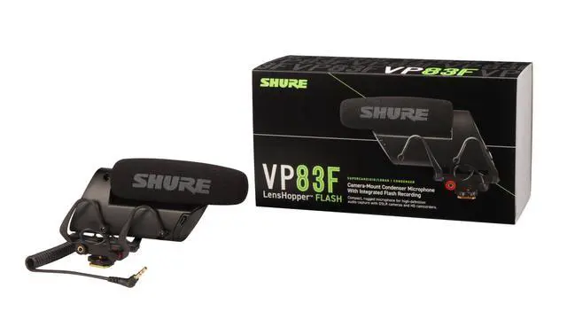 Alt view image 2 of 7 - VP83F LensHopper Camera-Mounted Condenser Shotgun Microphone with Integrated Digital Flash Recording - Windscreen, Superior RF Immunity, Backlit LCD, 5-Position Joystick, Rycote Lyre Shock Mount