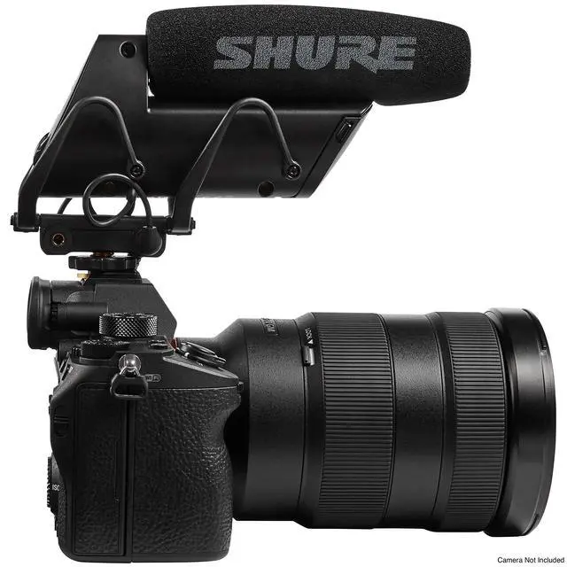 Alt view image 6 of 7 - VP83F LensHopper Camera-Mounted Condenser Shotgun Microphone with Integrated Digital Flash Recording - Windscreen, Superior RF Immunity, Backlit LCD, 5-Position Joystick, Rycote Lyre Shock Mount