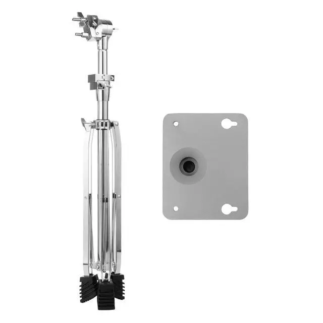 Alt view image 2 of 7 - Electronic Mounting Stand with Plate, Heavy Duty Double Braced Mounting Stand for Electronic Modules & Controller Multi Pads and Drum Pads