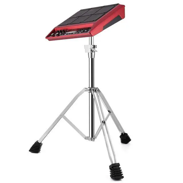 Alt view image 5 of 7 - Electronic Mounting Stand with Plate, Heavy Duty Double Braced Mounting Stand for Electronic Modules & Controller Multi Pads and Drum Pads