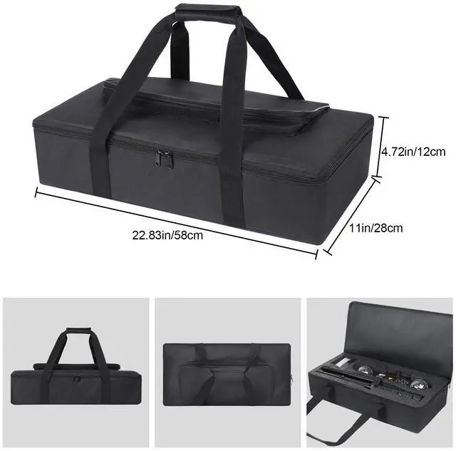Alt view image 5 of 7 - DJ Lights with Carry Bag,5IN1 DJ Party Lights with Stand Party Light Disco Light by Remote Control Sound Activated Uplights for Gig Band Wedding Event Show
