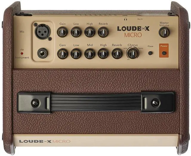 Alt view image 5 of 7 - Loudbox Micro 40-watt 1 x 5.25-inch Acoustic Combo Amp