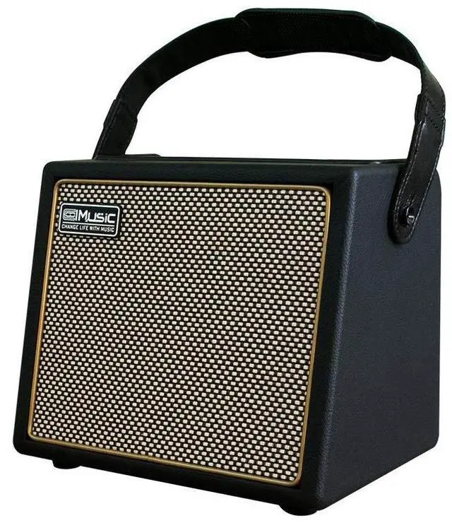 Main image of Acoustic Guitar Amplifier, 30 Watt Bluetooth Speaker Rechargeable Portable Acoustic Guitar Amp with Reverb Chorus Effect,3 Inputs, Black