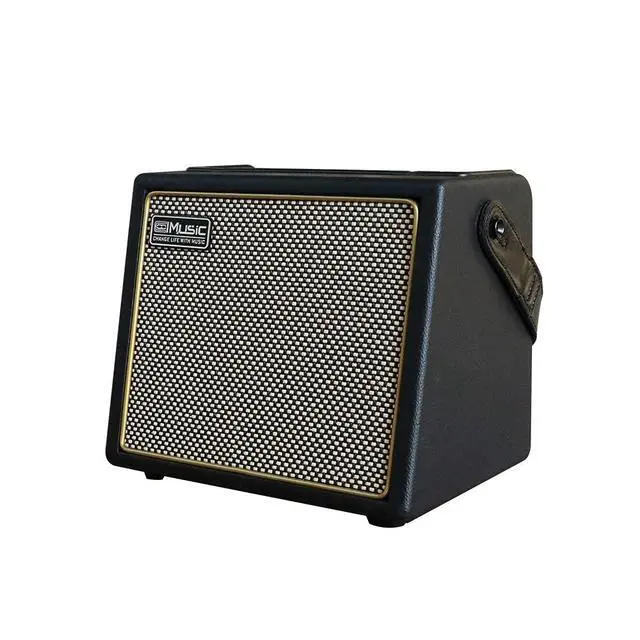 Alt view image 2 of 7 - Acoustic Guitar Amplifier, 30 Watt Bluetooth Speaker Rechargeable Portable Acoustic Guitar Amp with Reverb Chorus Effect,3 Inputs, Black