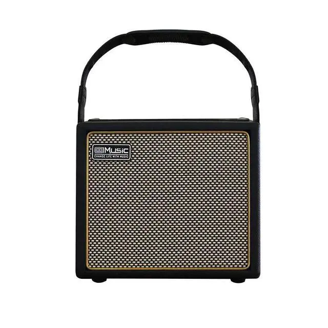 Alt view image 3 of 7 - Acoustic Guitar Amplifier, 30 Watt Bluetooth Speaker Rechargeable Portable Acoustic Guitar Amp with Reverb Chorus Effect,3 Inputs, Black