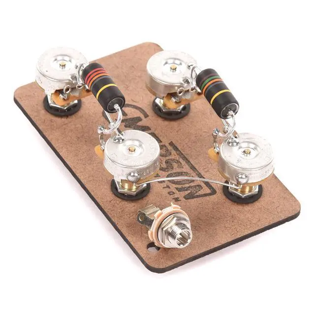 Alt view image 2 of 2 - Prewired Kit for Gibson Les Paul Guitars - Long Shaft