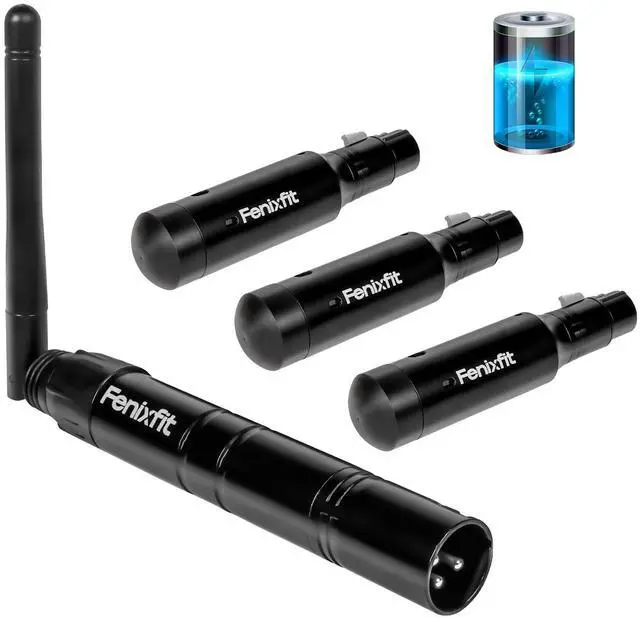 Main image of Wireless DMX512 Transmitter Receiver Rechargeable DMX Wireless 1 Transmitter & 3 Receivers Built-in Battery Long Transmission Range Wireless DMX Light Controller for LED Stage Disco Lighting