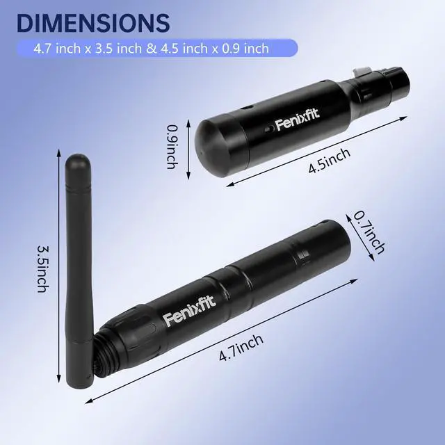 Alt view image 7 of 7 - Wireless DMX512 Transmitter Receiver Rechargeable DMX Wireless 1 Transmitter & 3 Receivers Built-in Battery Long Transmission Range Wireless DMX Light Controller for LED Stage Disco Lighting