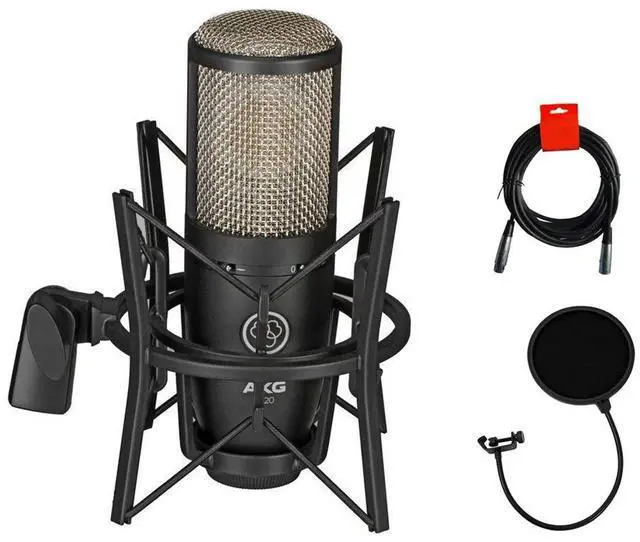 Main image of Project Studio P220 Large Diaphragm Condenser Microphone With Pop Filter and XLR To XLR Cable