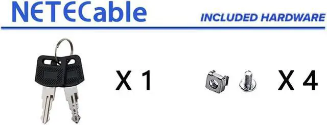 Alt view image 4 of 4 - 3U Rack Mount Drawer Server Cabinet Case for 19 Inch AV/Network/DJ Equipment Lockable Deep Drawer with Key Black