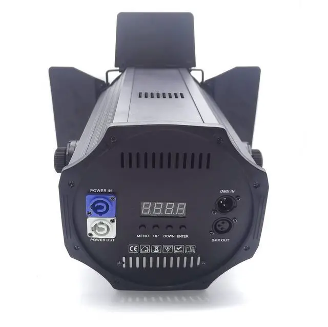 Alt view image 4 of 7 - Boulder Fresnel LED 200W 2in1 Warm White +Cool White Light with auto Zoom, Stage Light for Theater, Church, Wedding, Event, etc (1PC)