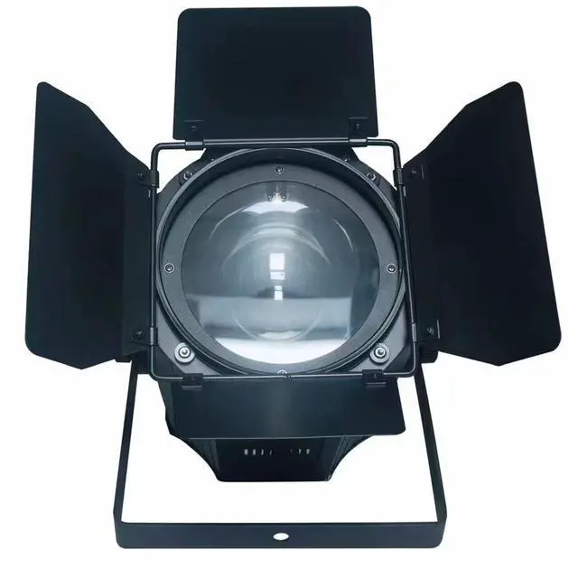 Alt view image 5 of 7 - Boulder Fresnel LED 200W 2in1 Warm White +Cool White Light with auto Zoom, Stage Light for Theater, Church, Wedding, Event, etc (1PC)