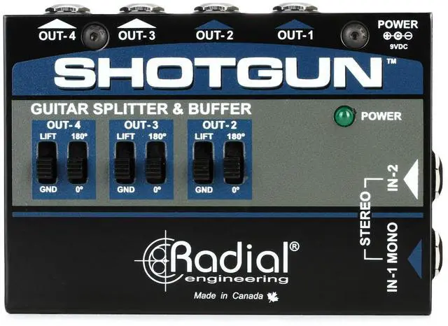 Main image of Radial Shotgun 4-channel Amp Driver