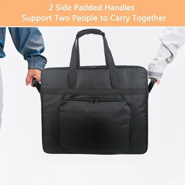 Alt view image 6 of 7 - Carrying Bag for Ninja SLUSHi Max XXL Smart Frozen Drink Maker FS605 | Heavy Duty 420D Oxford Fabric Portable Outdoor Frozen Drink Maker Travel Bag Case Front-Opening Design Frozen Drink Maker Bag