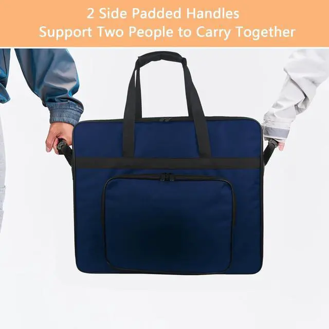 Alt view image 6 of 7 - Carrying Bag for Ninja SLUSHi Max XXL Smart Frozen Drink Maker FS605 | Heavy Duty 420D Oxford Fabric Portable Outdoor Frozen Drink Maker Travel Bag Case Front-Opening Design Frozen Drink Maker Bag
