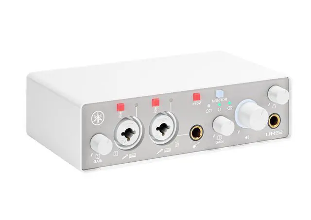 Alt view image 3 of 7 - 2-in/2-out USB-C Audio Interface with 24-bit/192kHz Support, 2 Combo Inputs, Direct Monitoring, Loopback Function, and Steinberg Software Suite, White UR22MK3 W
