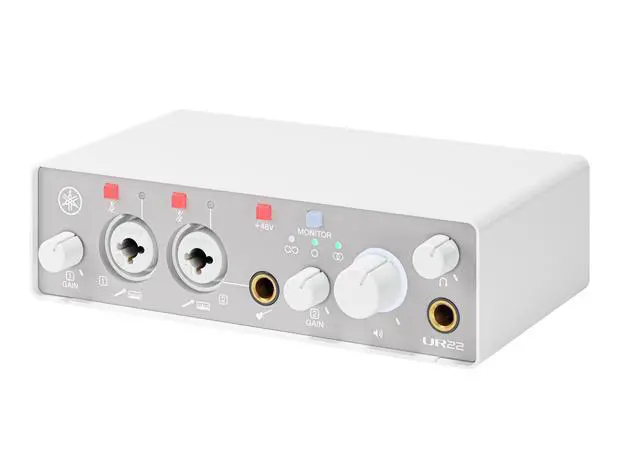 Alt view image 5 of 7 - 2-in/2-out USB-C Audio Interface with 24-bit/192kHz Support, 2 Combo Inputs, Direct Monitoring, Loopback Function, and Steinberg Software Suite, White UR22MK3 W