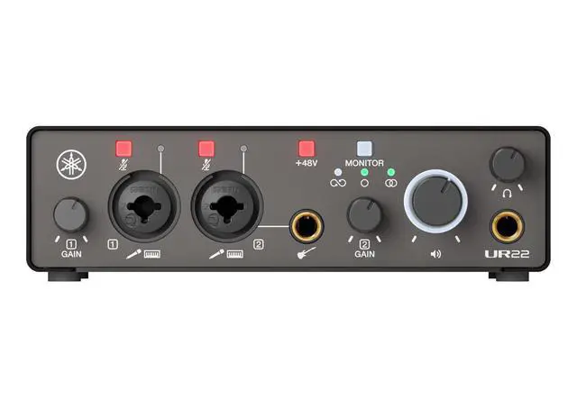 Alt view image 2 of 5 - 2-in/2-out USB-C Audio Interface with 24-bit/192kHz Support, 2 Combo Inputs, Direct Monitoring, Loopback Function, and Steinberg Software Suite, Black UR22MK3 B