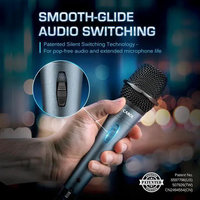 Alt view image 5 of 7 - E dur-916S Gray XLR Wired Vocal Microphone for SingingSupercardioid | Patented dual-shock-mount minimizes handling noise. Anti-rolling grille keeps the microphone secure on desk