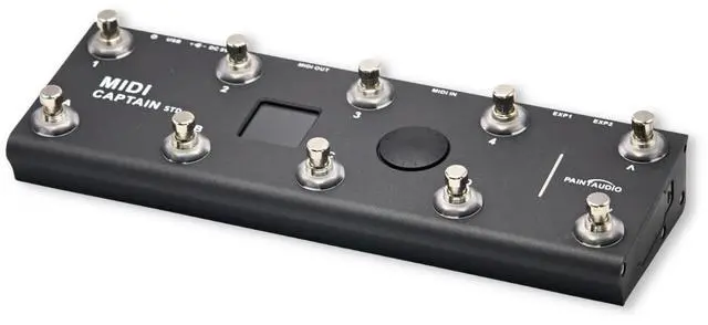 Main image of MIDI Captain Foot Controller Multi-Effects Keyboards Synthesizer USB-MIDI musical software Bias with Time Engine Function Support all PC/CC/Note commander 10 Foot Switches