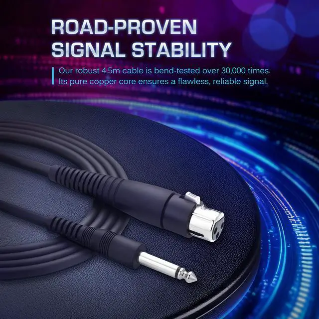Alt view image 6 of 7 - Edur-916S Silver XLR Wired Vocal Microphone for SingingSupercardioid | Patented dual-shock-mount minimizes handling noise. Anti-rolling grille keeps the microphone secure on desk
