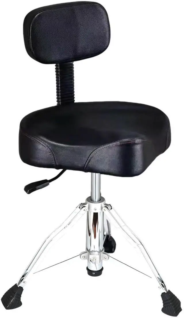 Main image of Heavy Duty Hydraulic Adjustable Drum Throne with Backrest for Adults | Heavy Duty,Easy to Assemble,Sturdy and Stable,Ergonomic Design