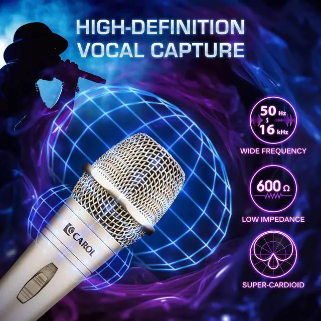 Alt view image 2 of 7 - Edur-916S Golden XLR Wired Vocal Microphone for SingingSupercardioid | Patented dual-shock-mount minimizes handling noise. Anti-rolling grille keeps the microphone secure on desk