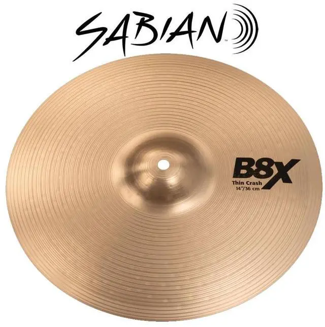 Alt view image 3 of 4 - 14" B8X Thin Crash Cymbal
