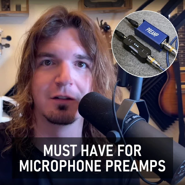 Alt view image 7 of 7 - P1 Phantom Power Supply for Microphone Preamp,Condenser Microphones,Shotgun Mic,with XLR Cable