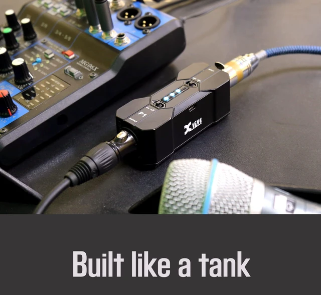 Alt view image 6 of 7 - P1 Phantom Power Supply for Microphone Preamp,Condenser Microphones,Shotgun Mic,with XLR Cable