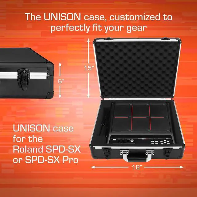 Alt view image 5 of 5 - SPD-SX/SPD-SX Pro Case - Ultra-Lightweight UNISON Hard Case