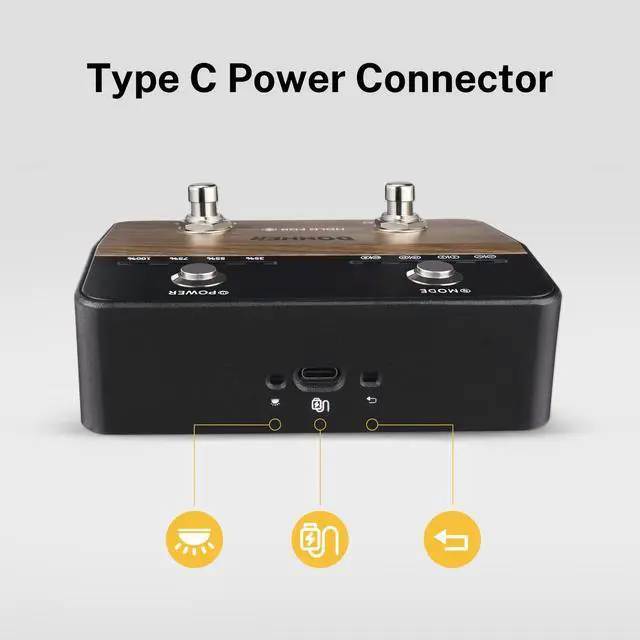 Alt view image 3 of 7 - Wireless Page Turner Pedal Teleprompter App Control Foot Pedal for Tablets Phones Rechargeable