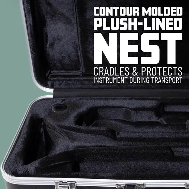Alt view image 5 of 7 - Cases Andante Series Molded ABS Hardshell Case for Bb Clarinet, (GC-CLARINET-23)