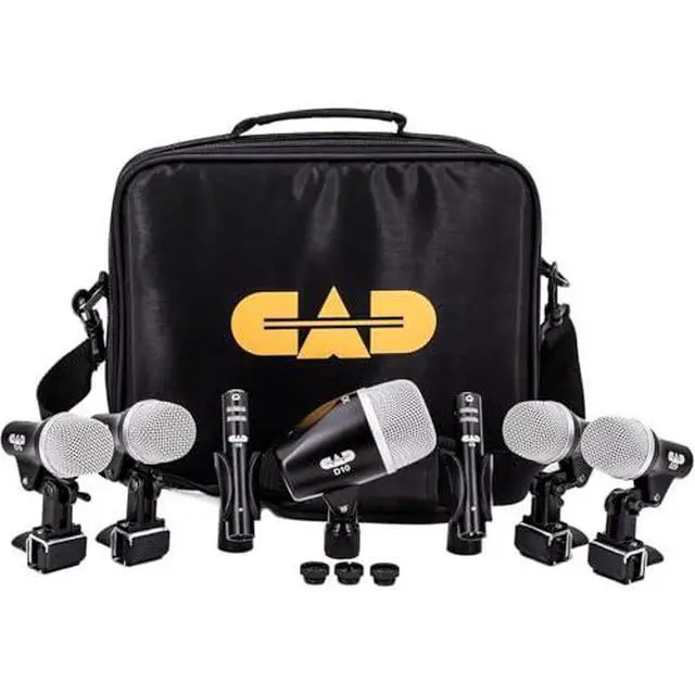 Alt view image 3 of 7 - STAGE7 7Piece Drum Microphone Pack with Case