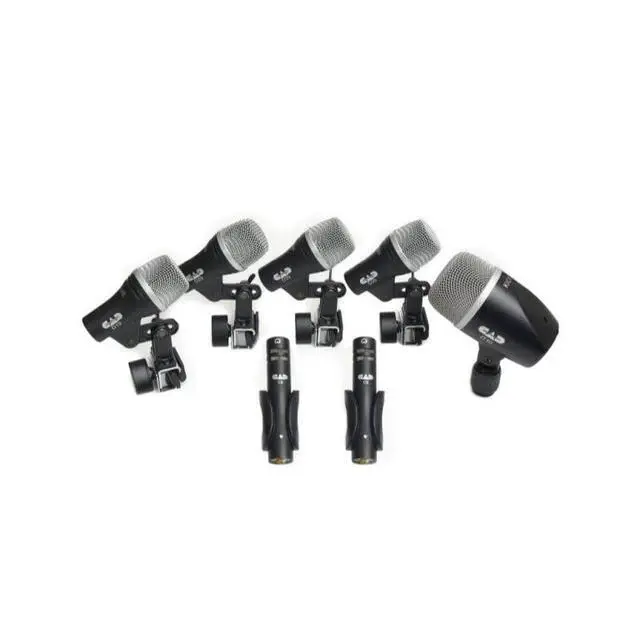 Alt view image 2 of 7 - STAGE7 7Piece Drum Microphone Pack with Case