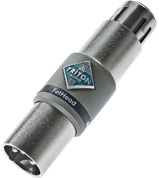 Alt view image 2 of 4 - TRITON AUDIO FetHead In-Line Microphone Preamp for Ribbon and Dynamic Mics Bundle with 20" XLR-XLR Cable