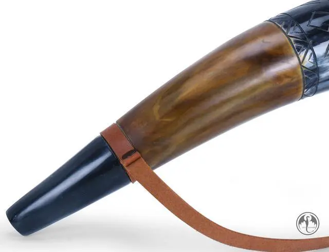 Alt view image 7 of 7 - Viking War Blowing Horn| 18Inch Genuine Ox Battle Trumpet with Leather Strap-Hand Engraved| Easy and Clear Sound| Viking chirstmas Gift for Men & Women