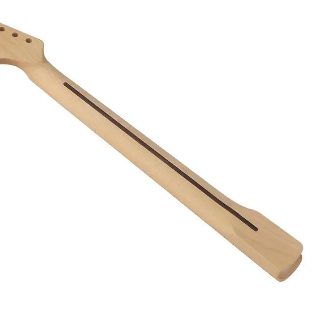 Alt view image 4 of 7 - Strat Guitar Neck 22 Fret, 25.5" Canadian Maple Electric Guitar Neck for ST Style Guitar Parts Replacement (For Right Hand)