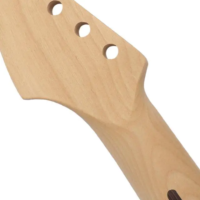 Alt view image 6 of 7 - Strat Guitar Neck 22 Fret, 25.5" Canadian Maple Electric Guitar Neck for ST Style Guitar Parts Replacement (For Right Hand)