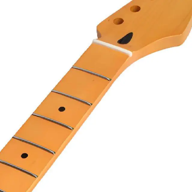Alt view image 5 of 7 - Strat Guitar Neck 22 Fret, 25.5" Canadian Maple Electric Guitar Neck for ST Style Guitar Parts Replacement