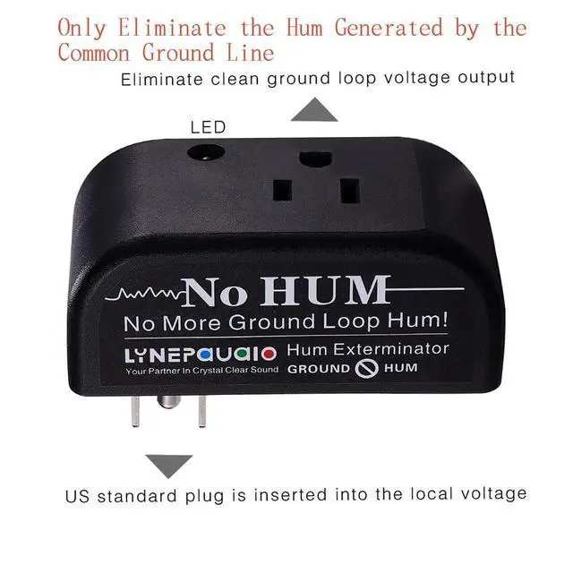 Alt view image 4 of 7 - Ground Loop Noise Eliminator Hum Filter for Home Audio & Stereo Systems | Stop hum and buzzing from TVs, speakers and amplifiers with this ground loop noise eliminator for clean, uninterrupted sound
