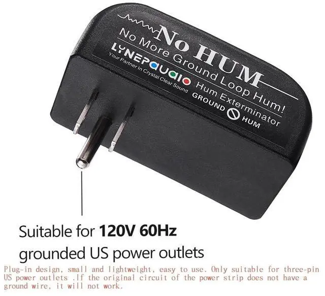 Alt view image 5 of 7 - Ground Loop Noise Eliminator Hum Filter for Home Audio & Stereo Systems | Stop hum and buzzing from TVs, speakers and amplifiers with this ground loop noise eliminator for clean, uninterrupted sound