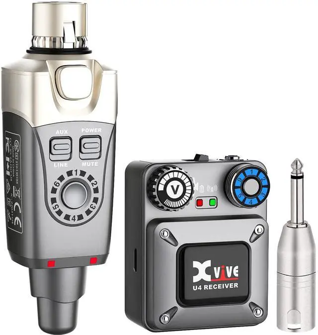 Main image of U4 Wireless in-Ear Monitor System Set with Transmitter and Receiver (One Receiver and One Transmitter)