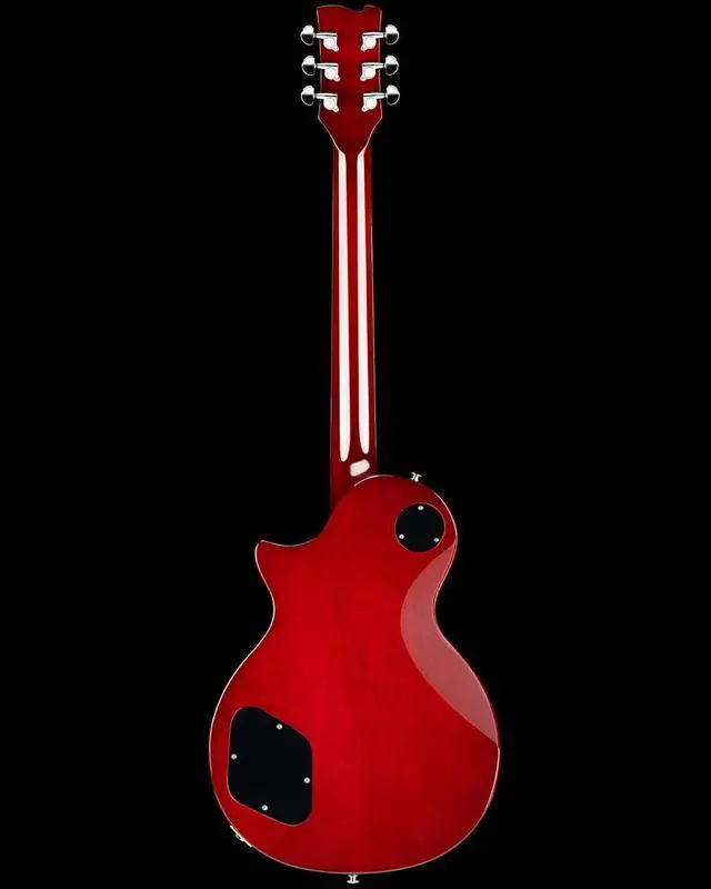 Alt view image 2 of 7 - WestCreek Underdog Solid Body Electric Guitar, Mahogany Body, Maple Neck, Rosewood Fretboard, Rounded End Frets, Bone Nut, 22 Frets (LemonBurst)