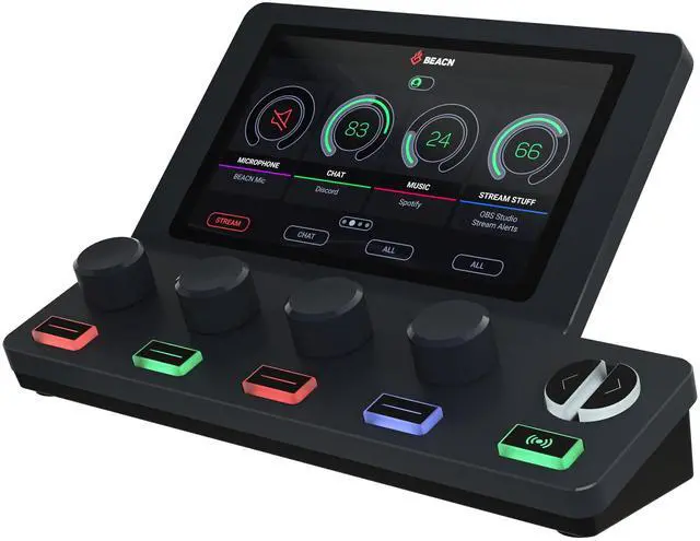 Main image of Mix Create (Dark) - USB-C Audio Mixer for PC & Mac, 5" Display | Essential Streaming Accessories for Content Creators. Submix, Routing. Gaming, Podcast, Twitch & YouTube