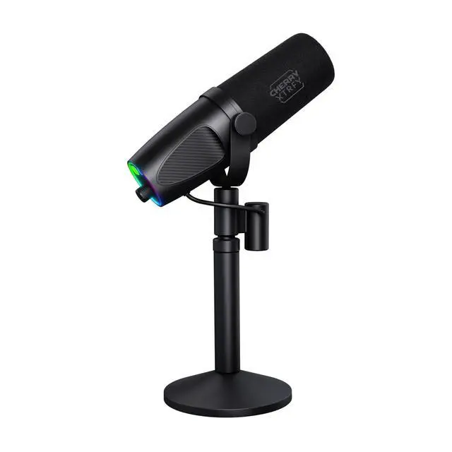 Alt view image 7 of 7 - Cherry NGALE X, Professional USB & XLR Microphone for Recordings & Streaming, XLR and USB Plug & Play, Cardioid, Low-Cut Switch for Gaming, Black