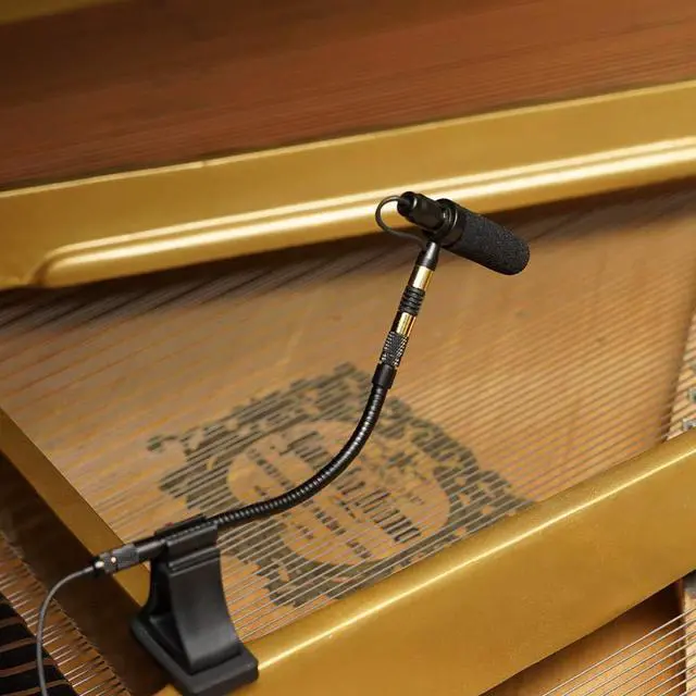 Alt view image 7 of 7 - PMMB19 Piano Musical Instrument Microphone | Piano Clamp, 5 Connectors